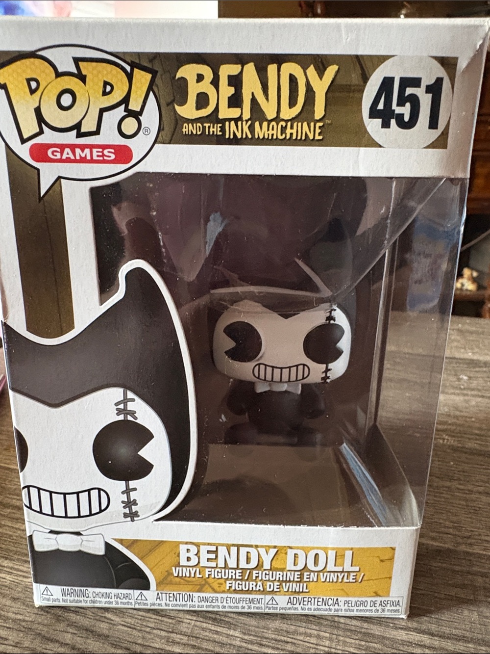 Funko Bendy Doll Vinyl Figure - Black, White